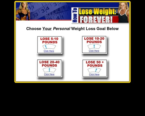 How to Lose Weight, FOREVER!